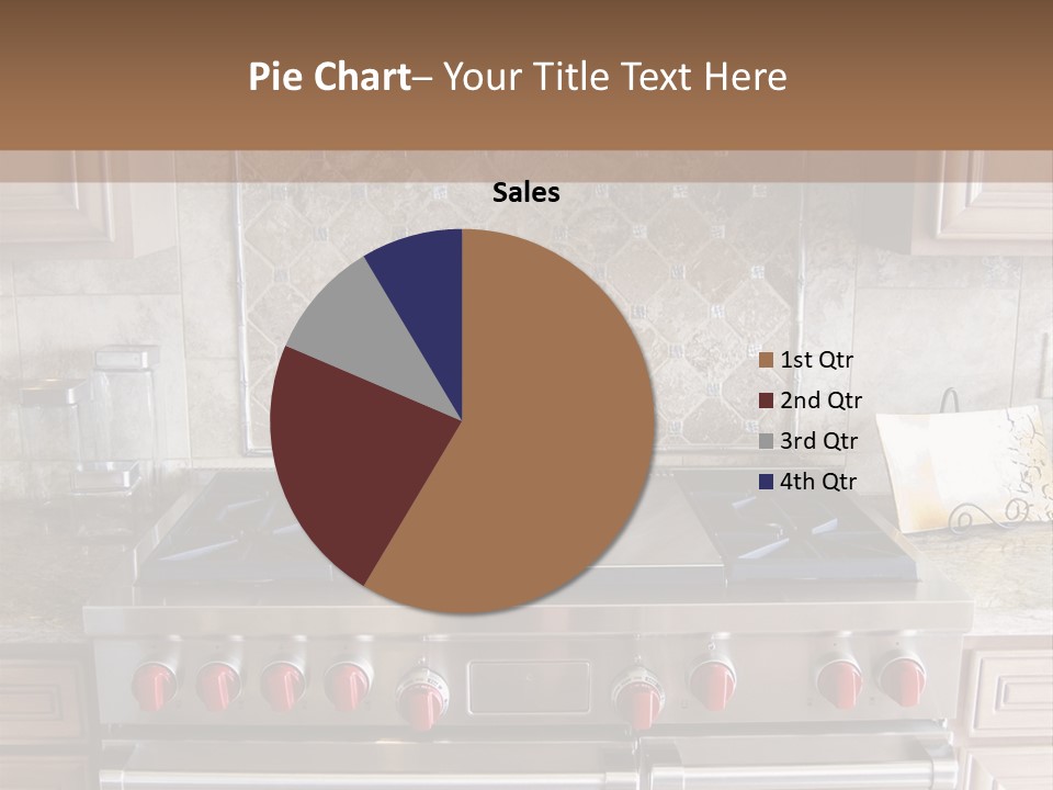 A Stove Top Oven Sitting Inside Of A Kitchen PowerPoint Template