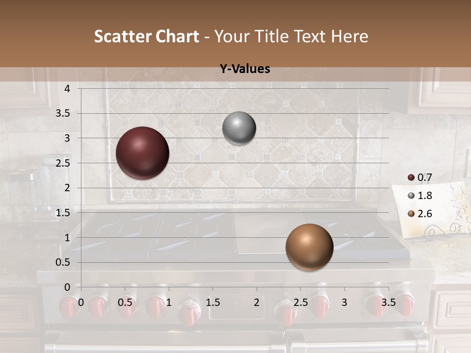 A Stove Top Oven Sitting Inside Of A Kitchen PowerPoint Template