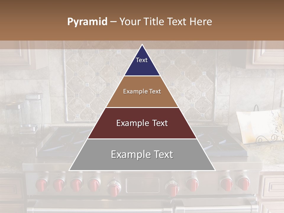 A Stove Top Oven Sitting Inside Of A Kitchen PowerPoint Template