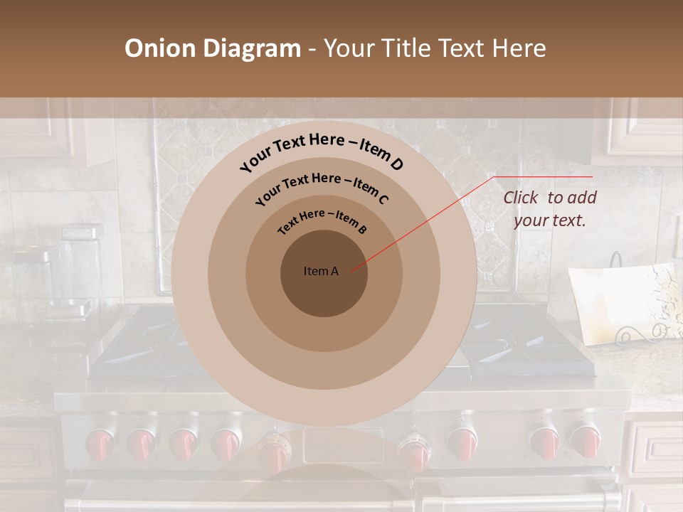 A Stove Top Oven Sitting Inside Of A Kitchen PowerPoint Template