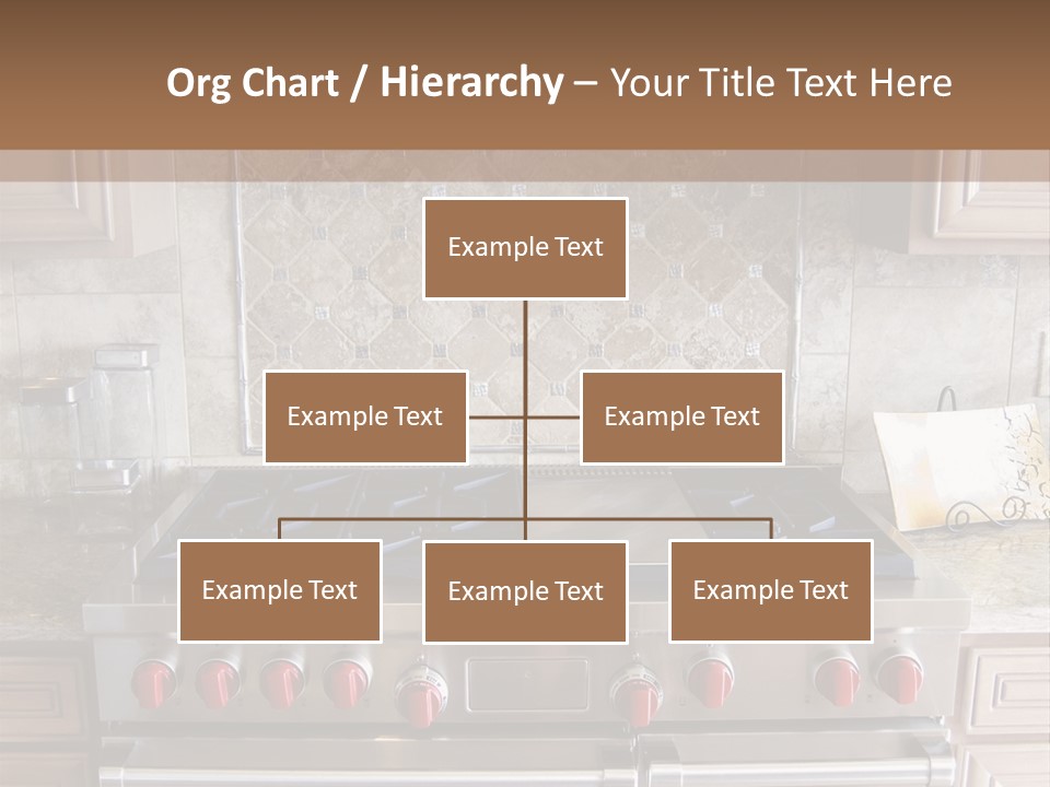 A Stove Top Oven Sitting Inside Of A Kitchen PowerPoint Template