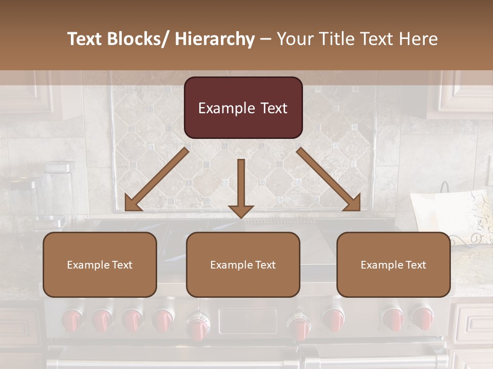 A Stove Top Oven Sitting Inside Of A Kitchen PowerPoint Template