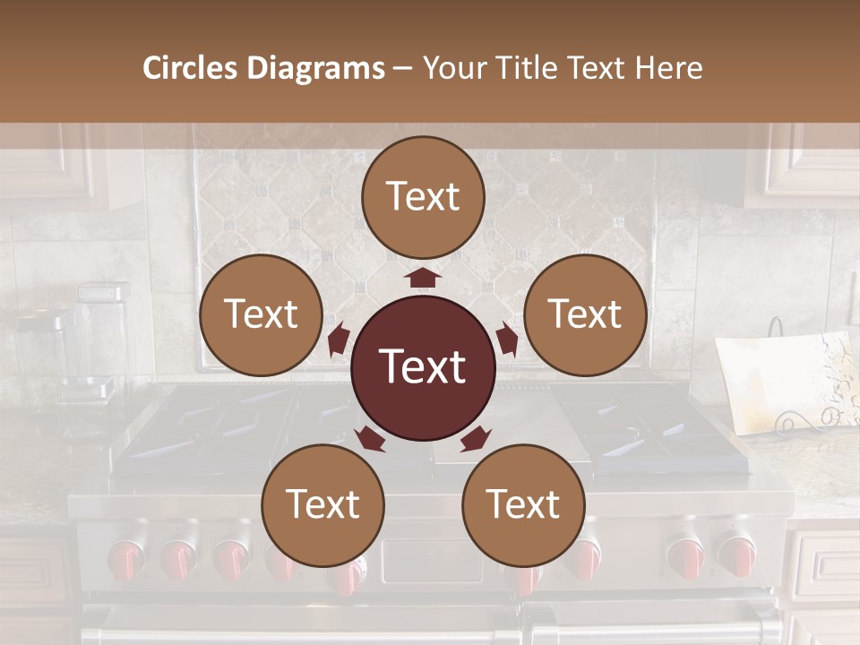 A Stove Top Oven Sitting Inside Of A Kitchen PowerPoint Template