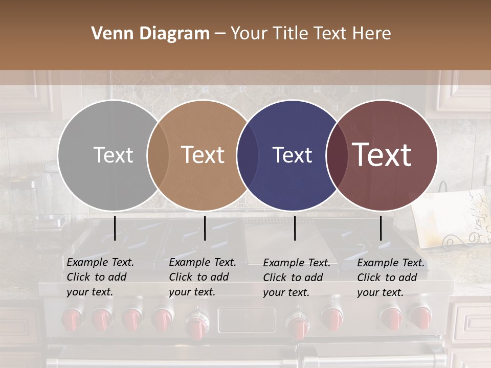 A Stove Top Oven Sitting Inside Of A Kitchen PowerPoint Template