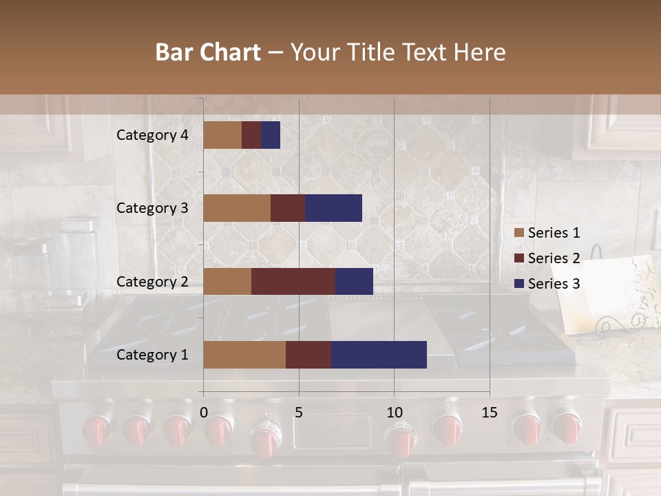 A Stove Top Oven Sitting Inside Of A Kitchen PowerPoint Template