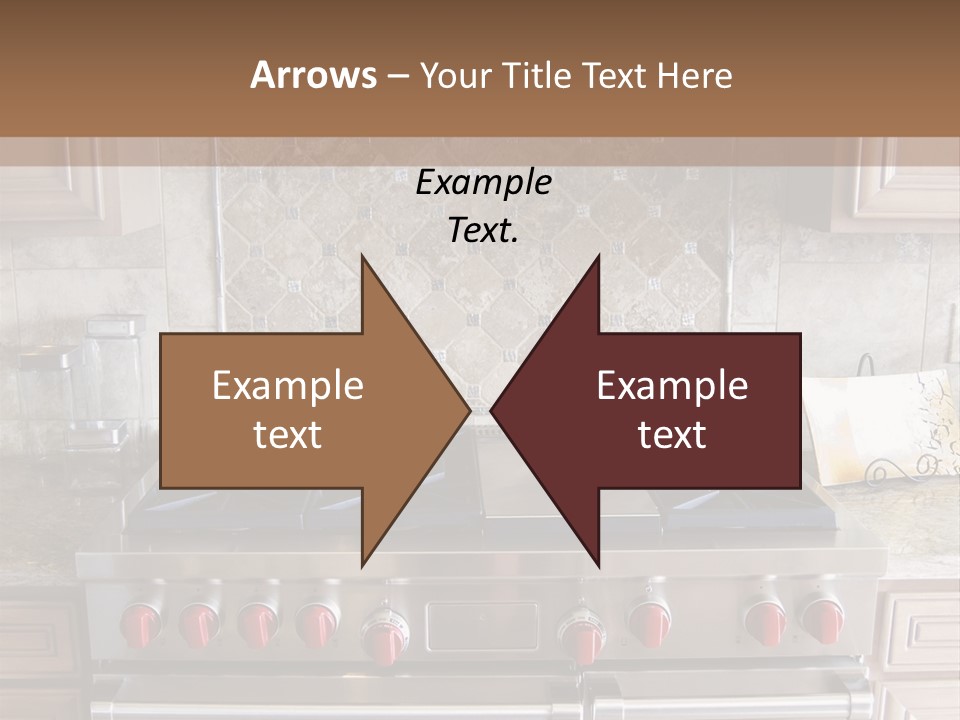A Stove Top Oven Sitting Inside Of A Kitchen PowerPoint Template