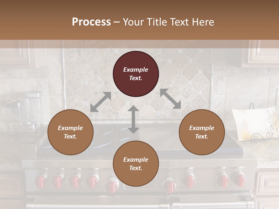 A Stove Top Oven Sitting Inside Of A Kitchen PowerPoint Template