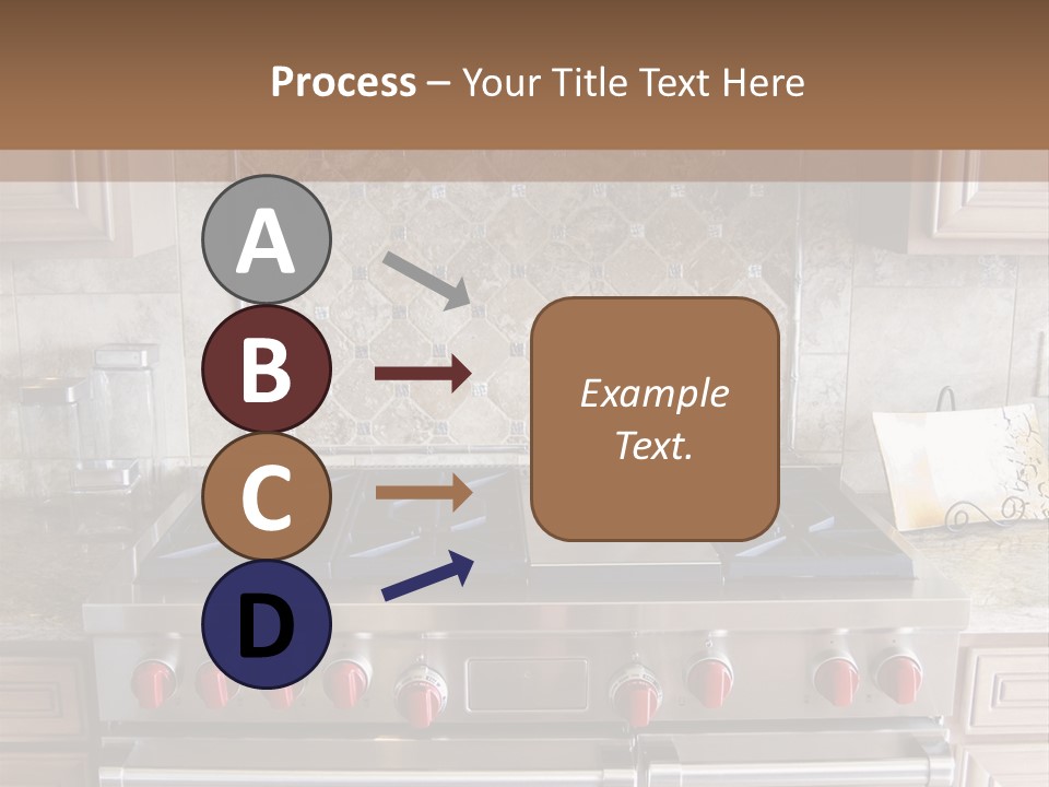 A Stove Top Oven Sitting Inside Of A Kitchen PowerPoint Template