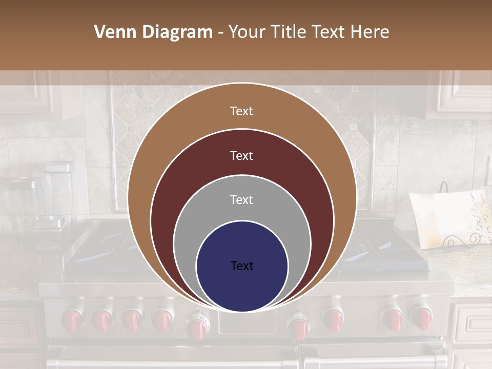 A Stove Top Oven Sitting Inside Of A Kitchen PowerPoint Template