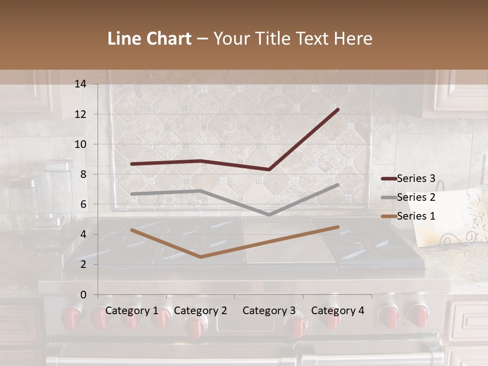 A Stove Top Oven Sitting Inside Of A Kitchen PowerPoint Template