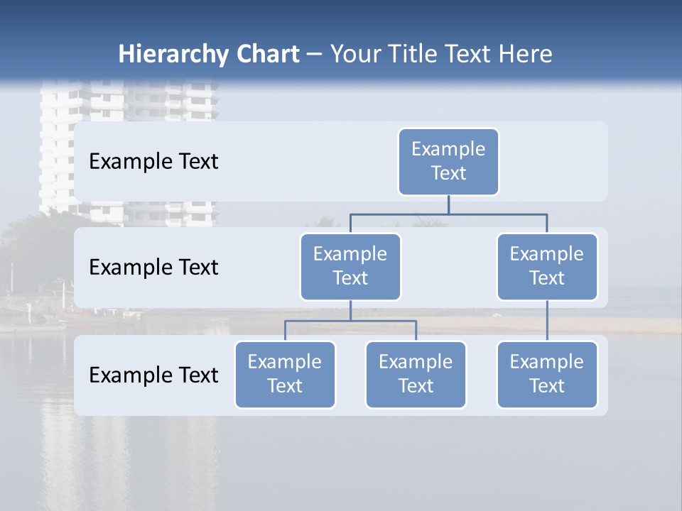 A Large White Building Sitting Next To A Body Of Water PowerPoint Template