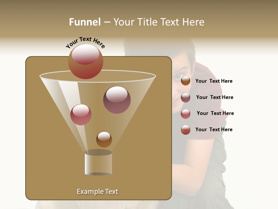 Boy And Dog, Isolated On White PowerPoint Template