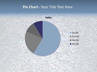 Broken Glass -- A Pane Of Safety Glass Shattered In Many Pieces PowerPoint Template