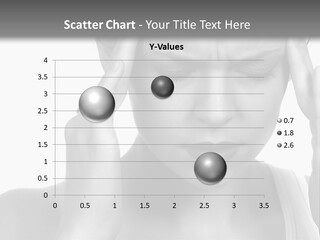 Woman With Severe Migraine Headache Holding Hands To Head PowerPoint Template