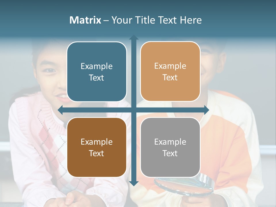 Cyclist Riding Uphill PowerPoint Template