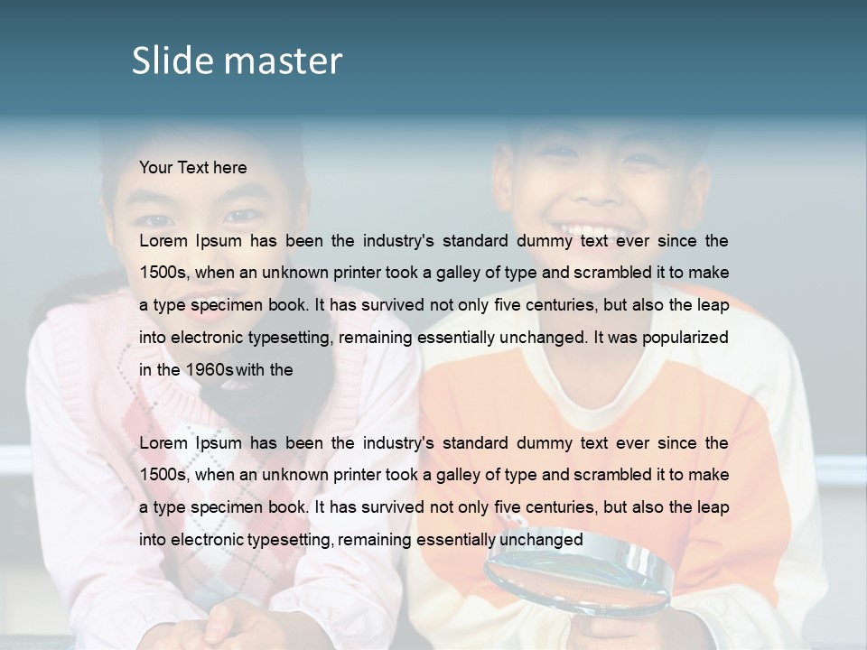 Cyclist Riding Uphill PowerPoint Template