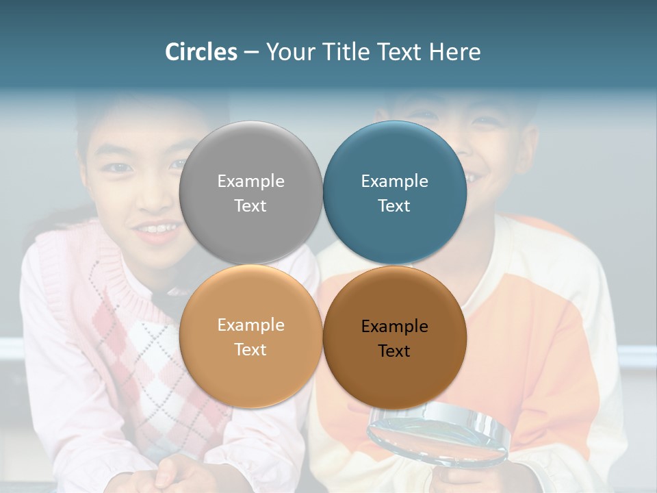 Cyclist Riding Uphill PowerPoint Template