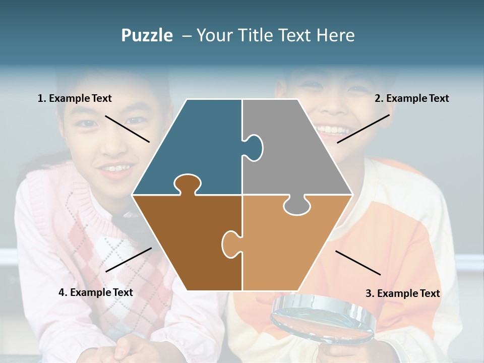 Cyclist Riding Uphill PowerPoint Template