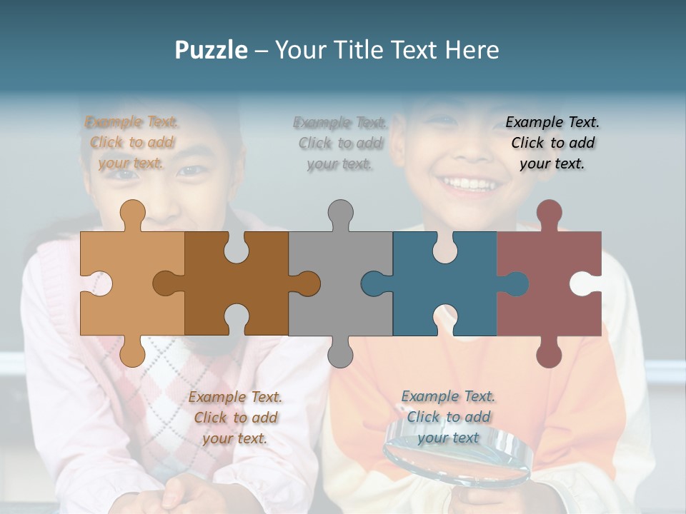 Cyclist Riding Uphill PowerPoint Template