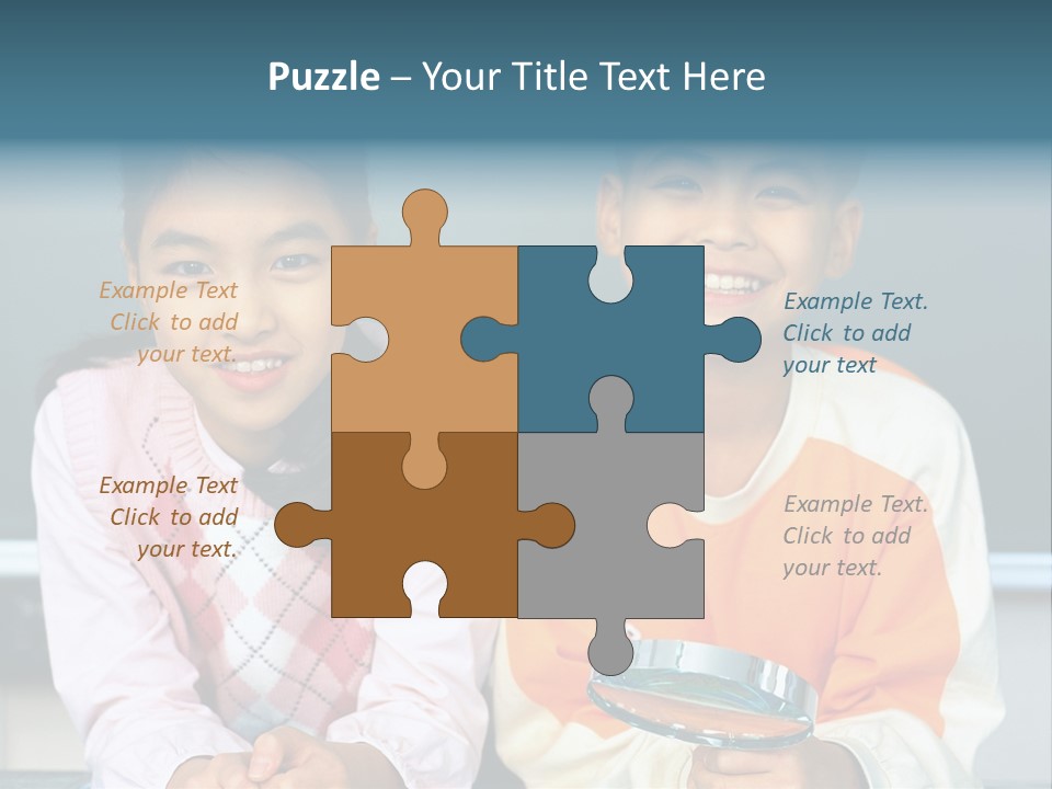 Cyclist Riding Uphill PowerPoint Template