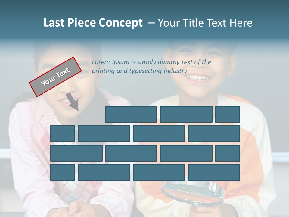 Cyclist Riding Uphill PowerPoint Template