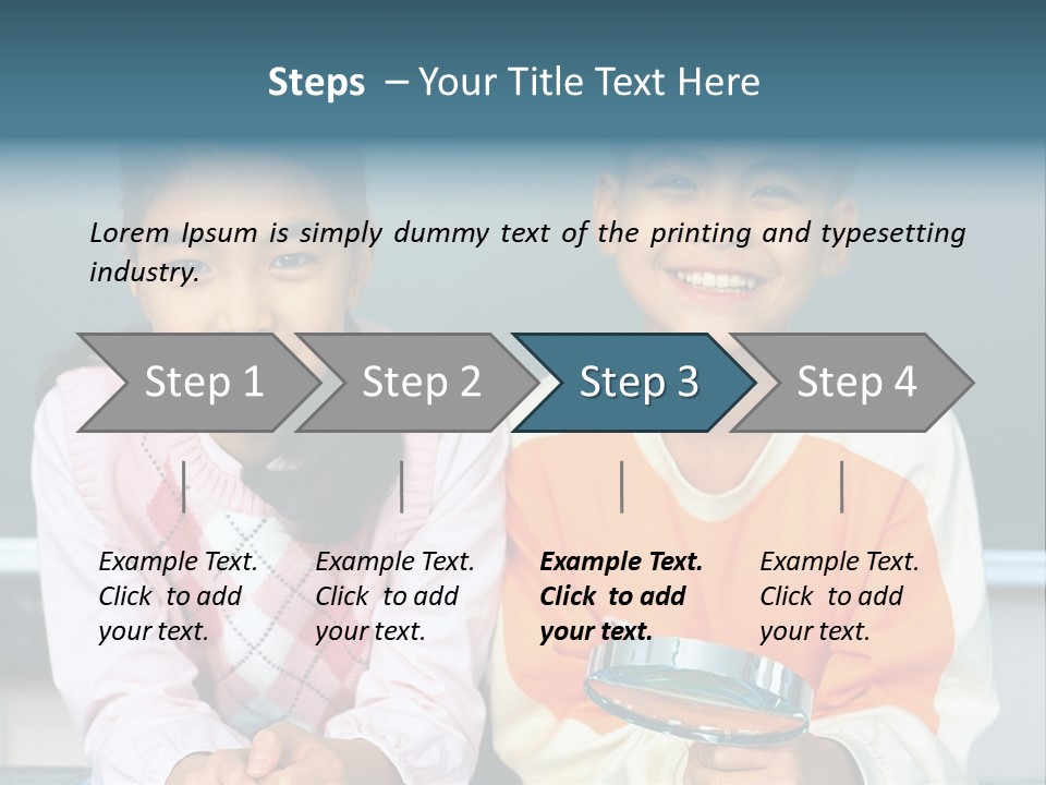Cyclist Riding Uphill PowerPoint Template