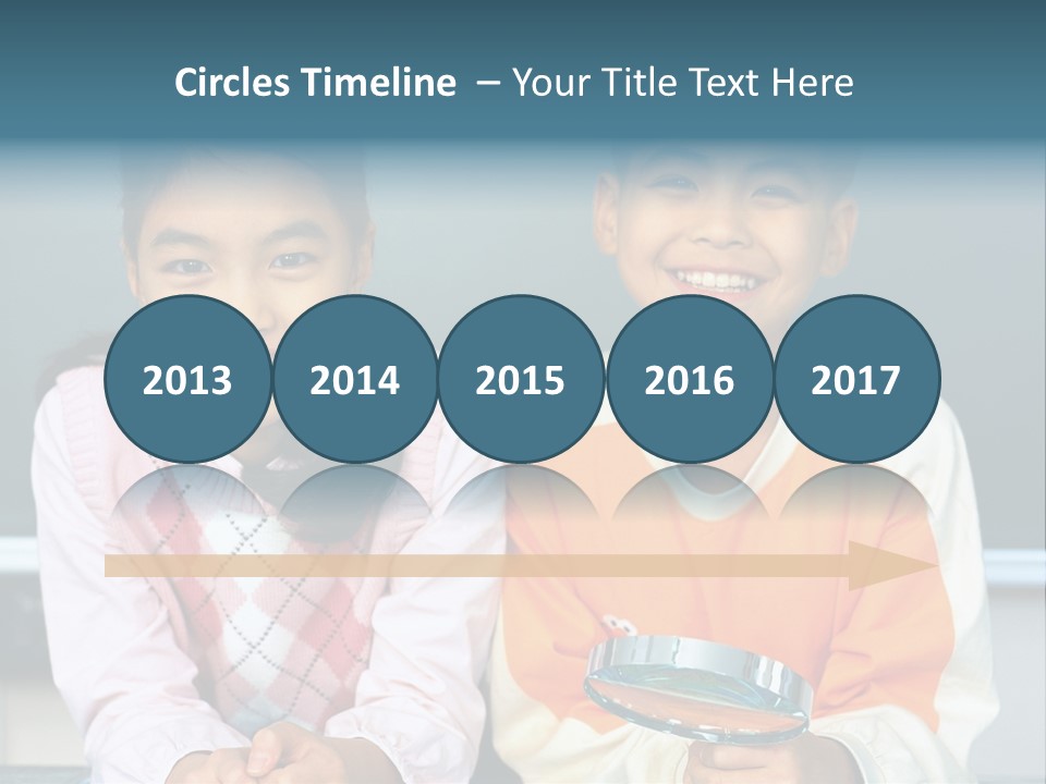 Cyclist Riding Uphill PowerPoint Template