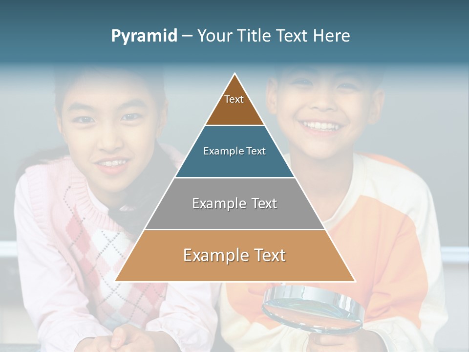 Cyclist Riding Uphill PowerPoint Template