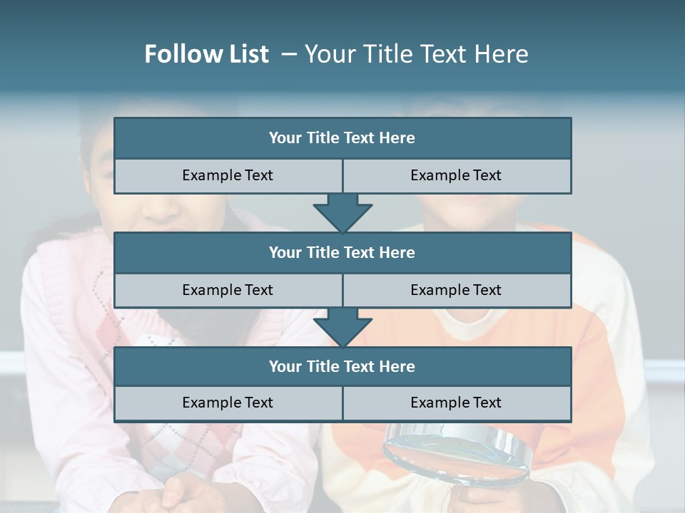 Cyclist Riding Uphill PowerPoint Template