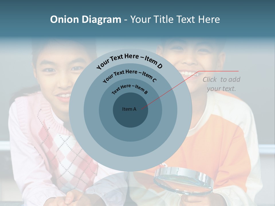 Cyclist Riding Uphill PowerPoint Template