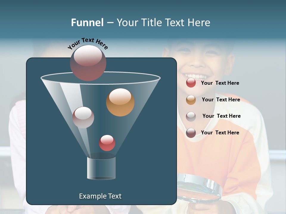 Cyclist Riding Uphill PowerPoint Template