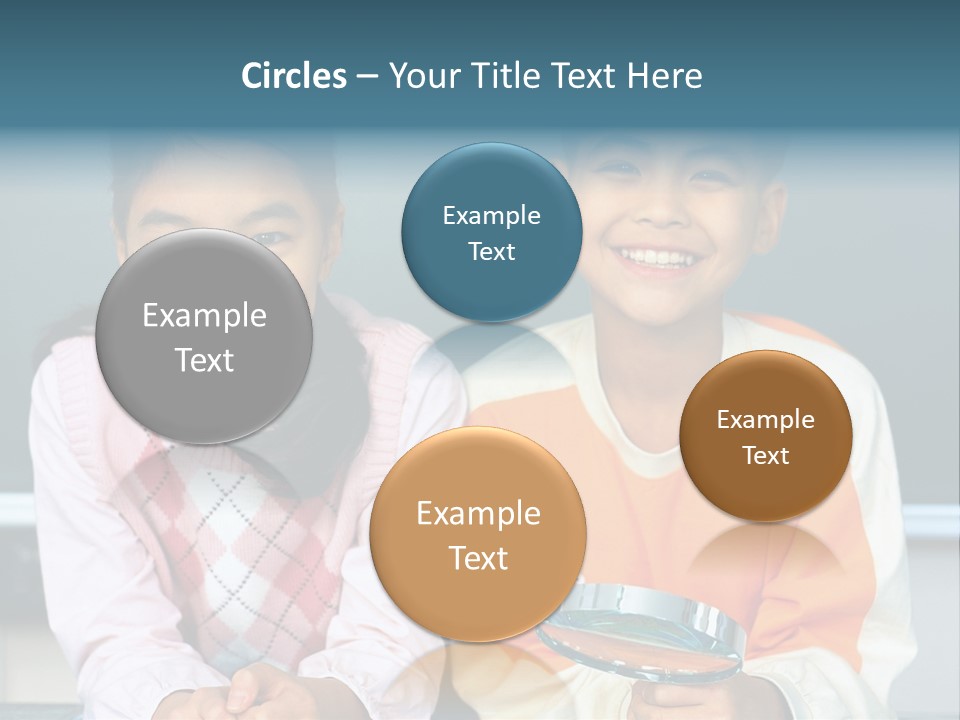 Cyclist Riding Uphill PowerPoint Template