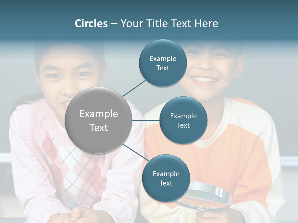 Cyclist Riding Uphill PowerPoint Template