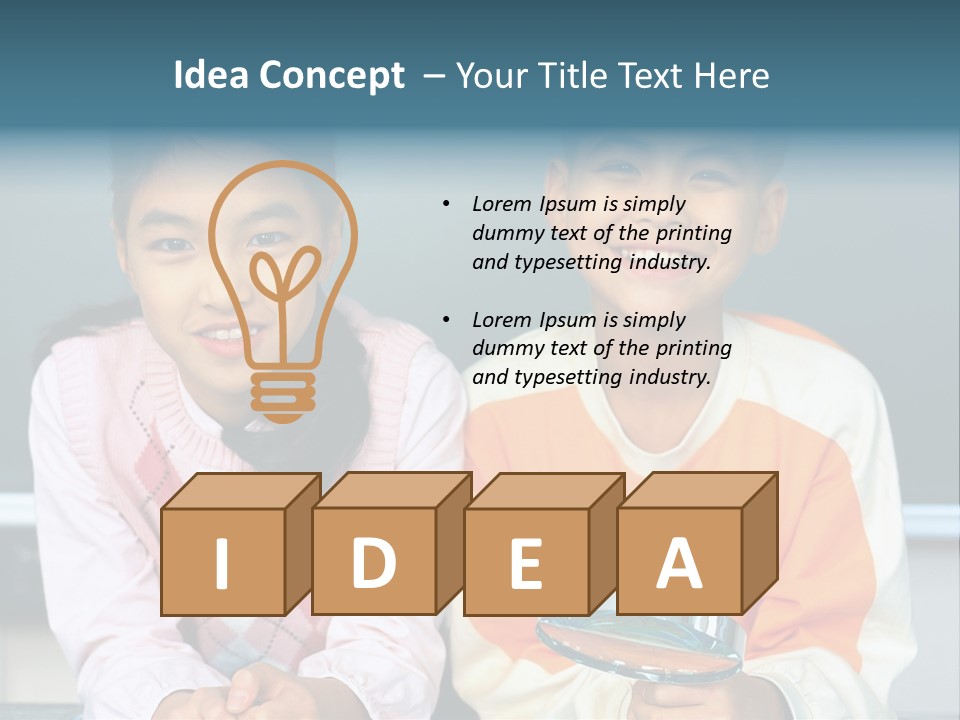 Cyclist Riding Uphill PowerPoint Template