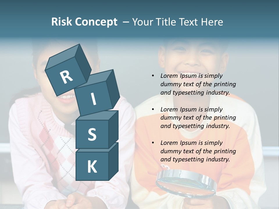 Cyclist Riding Uphill PowerPoint Template