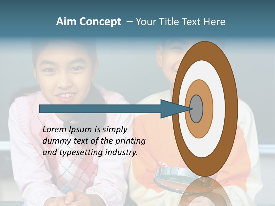 Cyclist Riding Uphill PowerPoint Template