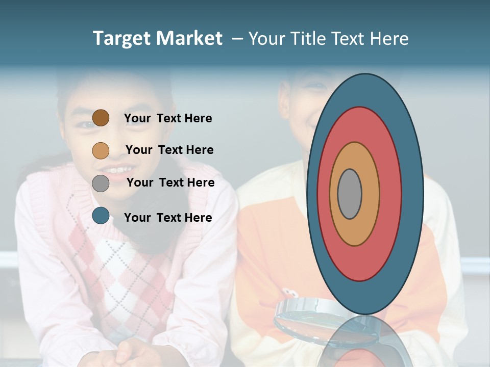 Cyclist Riding Uphill PowerPoint Template