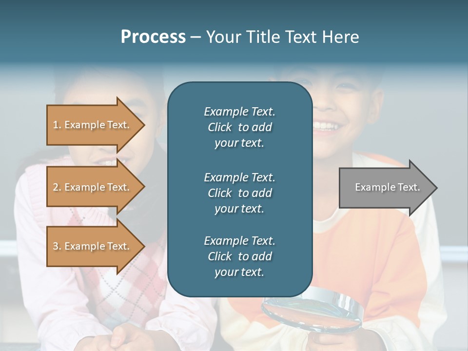 Cyclist Riding Uphill PowerPoint Template