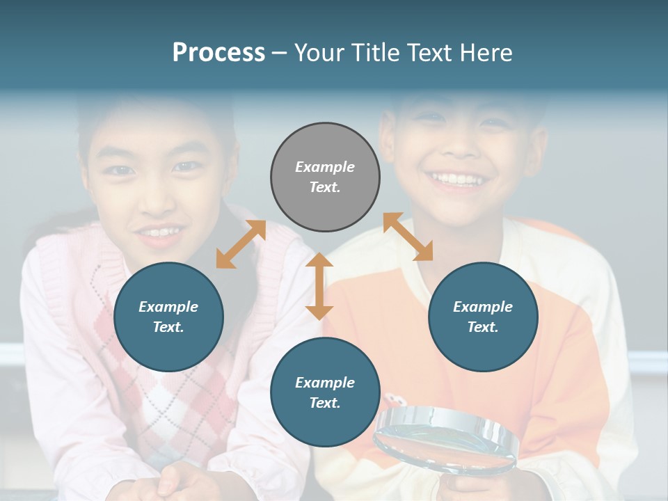 Cyclist Riding Uphill PowerPoint Template