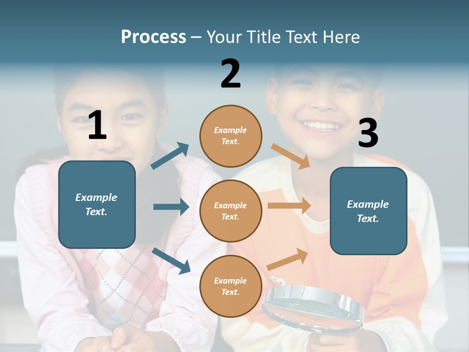 Cyclist Riding Uphill PowerPoint Template