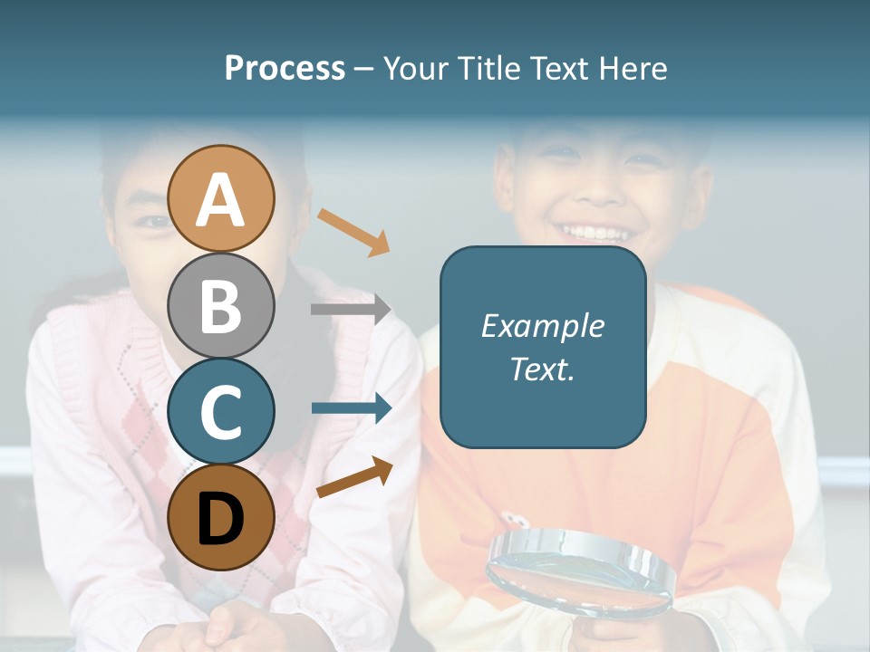 Cyclist Riding Uphill PowerPoint Template