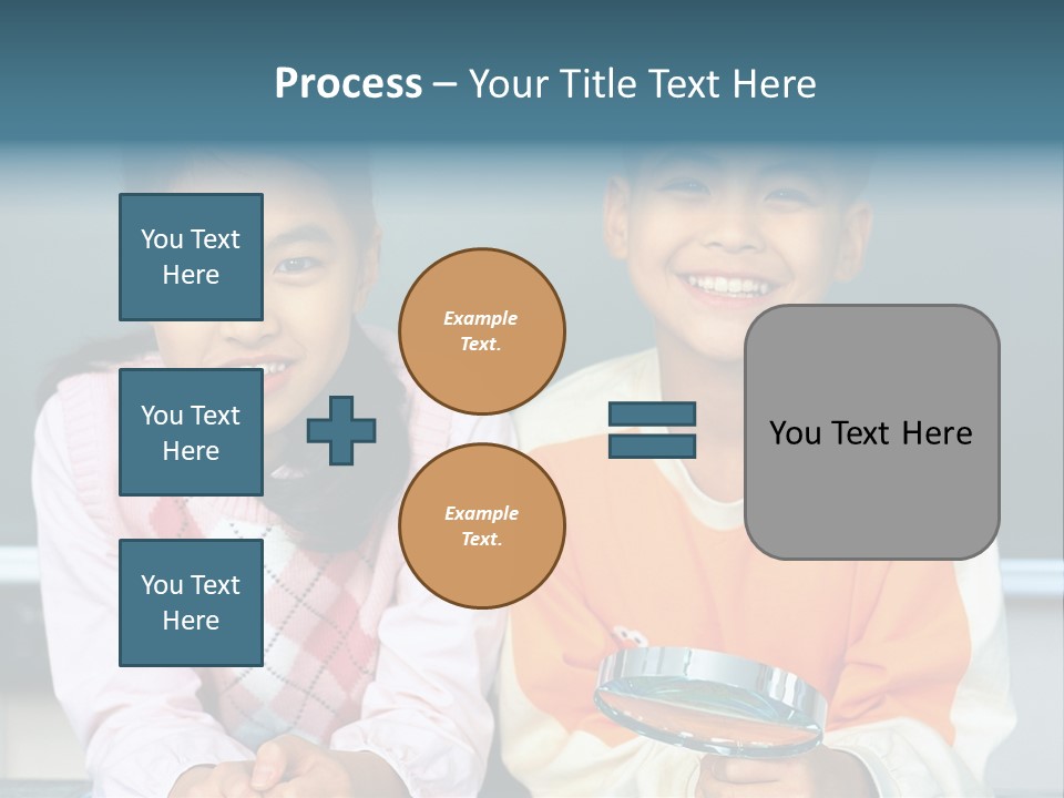 Cyclist Riding Uphill PowerPoint Template