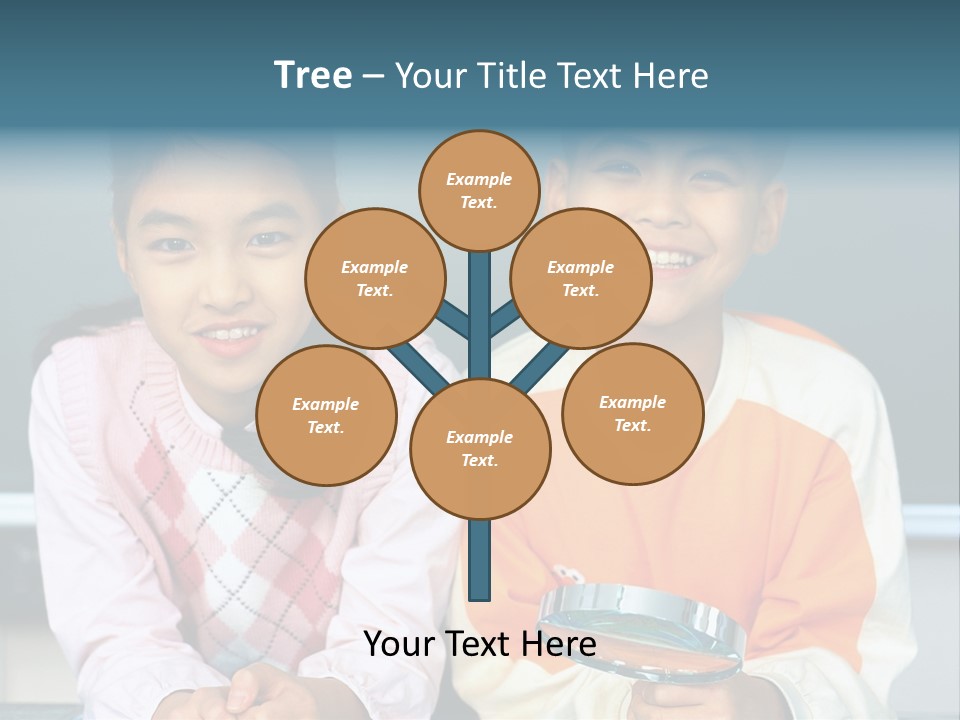 Cyclist Riding Uphill PowerPoint Template