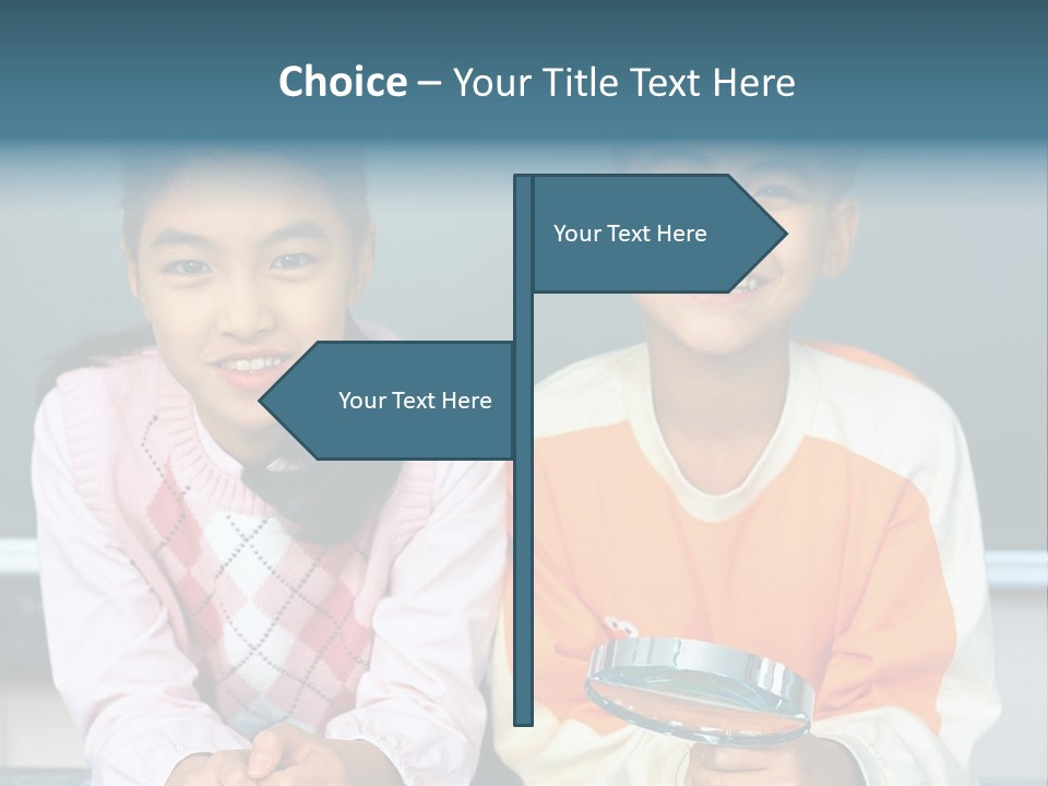 Cyclist Riding Uphill PowerPoint Template