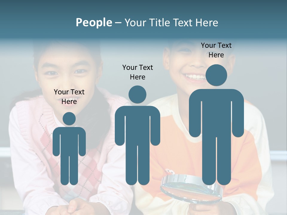 Cyclist Riding Uphill PowerPoint Template