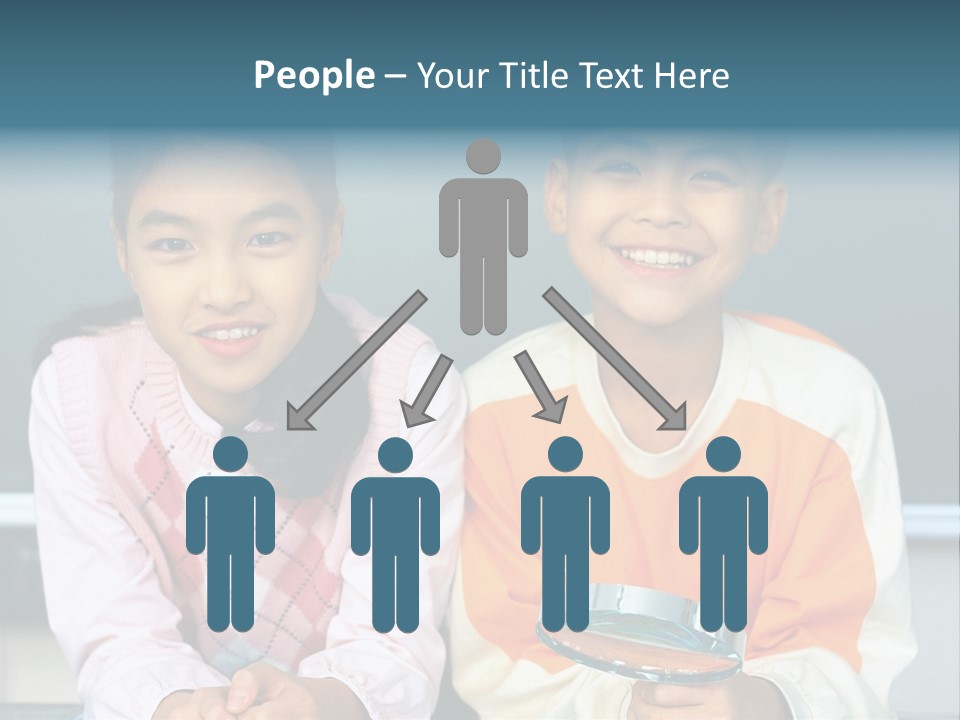 Cyclist Riding Uphill PowerPoint Template