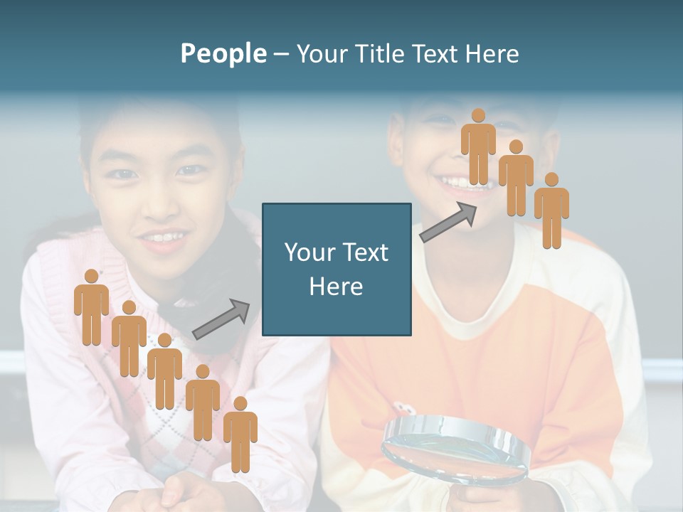 Cyclist Riding Uphill PowerPoint Template