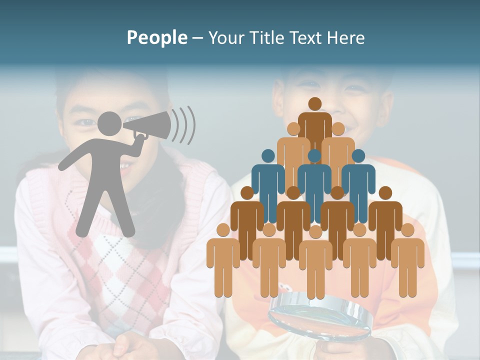 Cyclist Riding Uphill PowerPoint Template