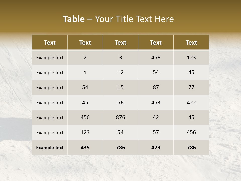 A Small Child Is Sitting In The Snow On A Snowboard PowerPoint Template