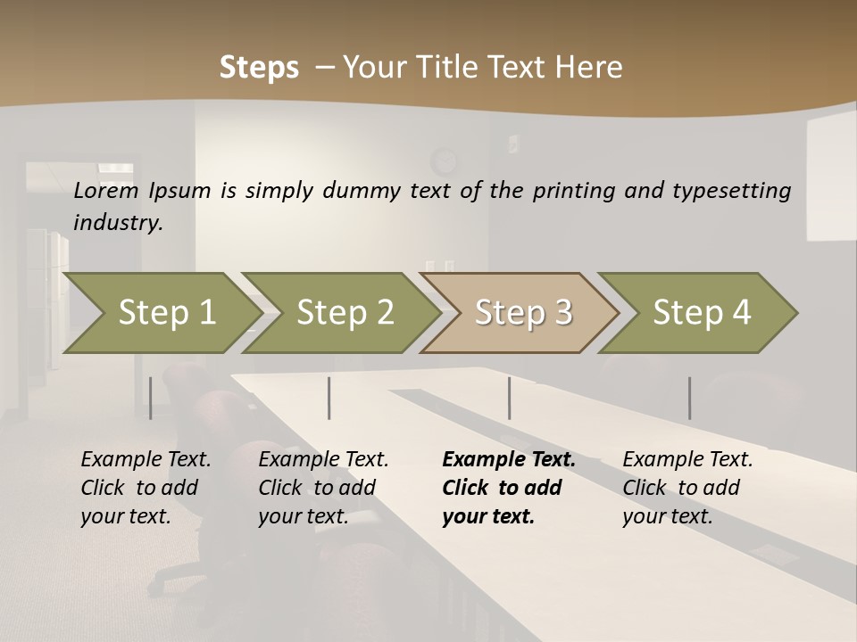 Business Conference Room PowerPoint Template